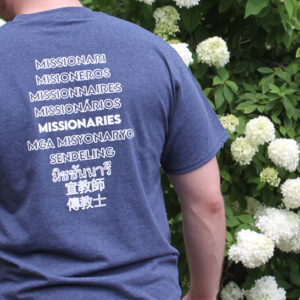 5k Missionaries T-Shirt Navy